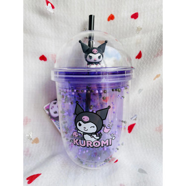 Sanrio Kuromi Boba Cup with Straw Blue Sky Studios